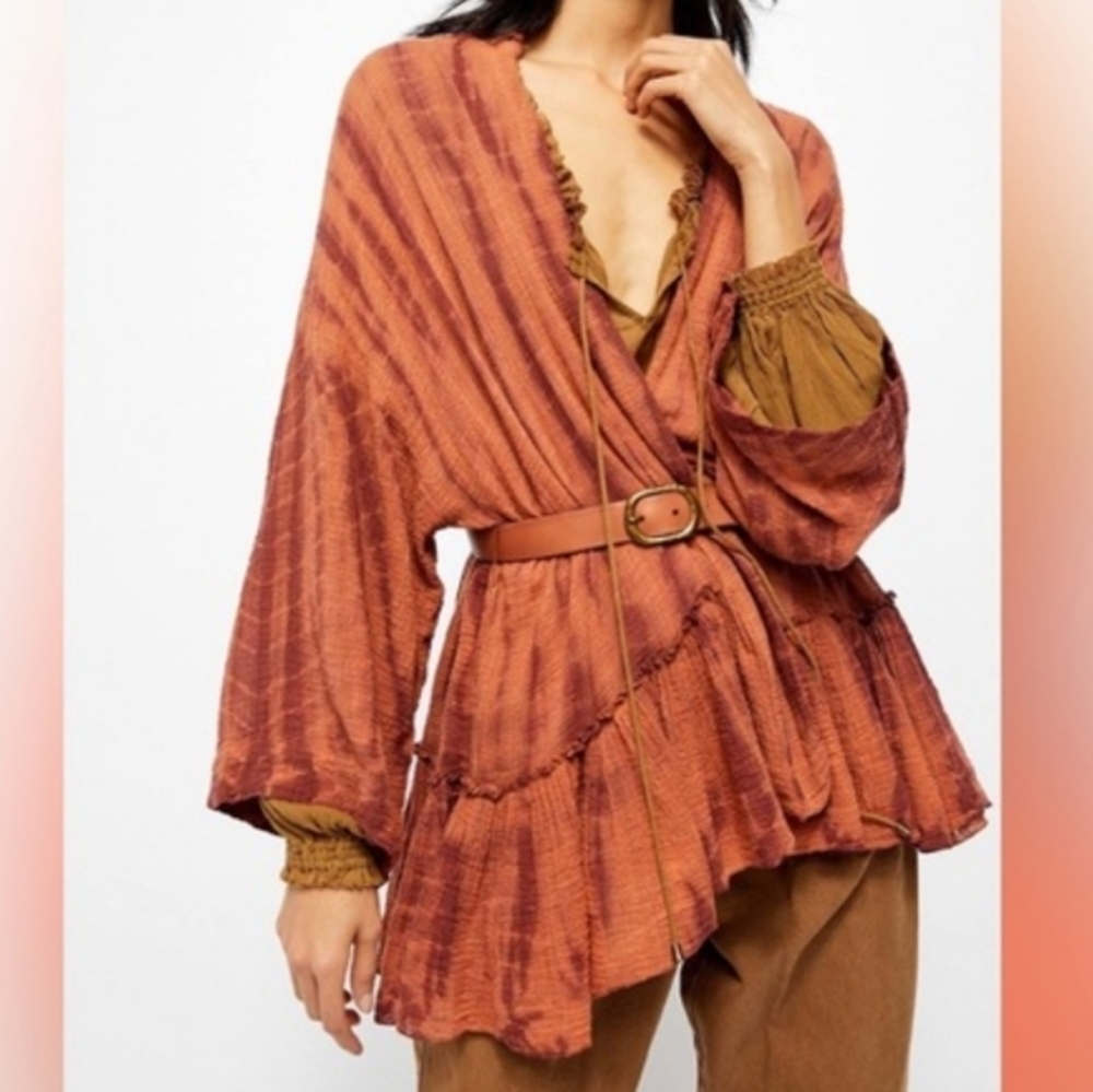 Free People Sasha Tie Dye Kimono